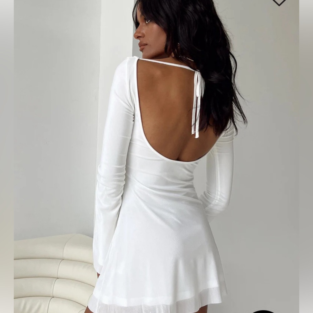 Princess Polly white dress size 2